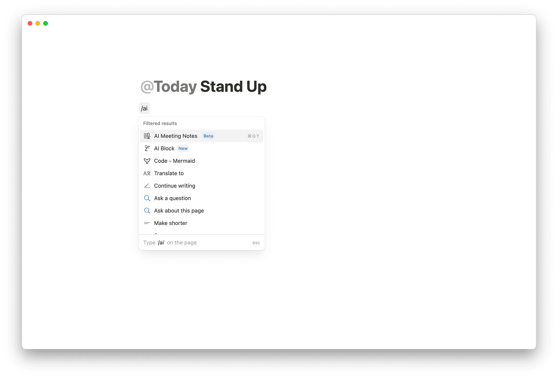 AI Meeting Notes (beta) – Notion帮助中心