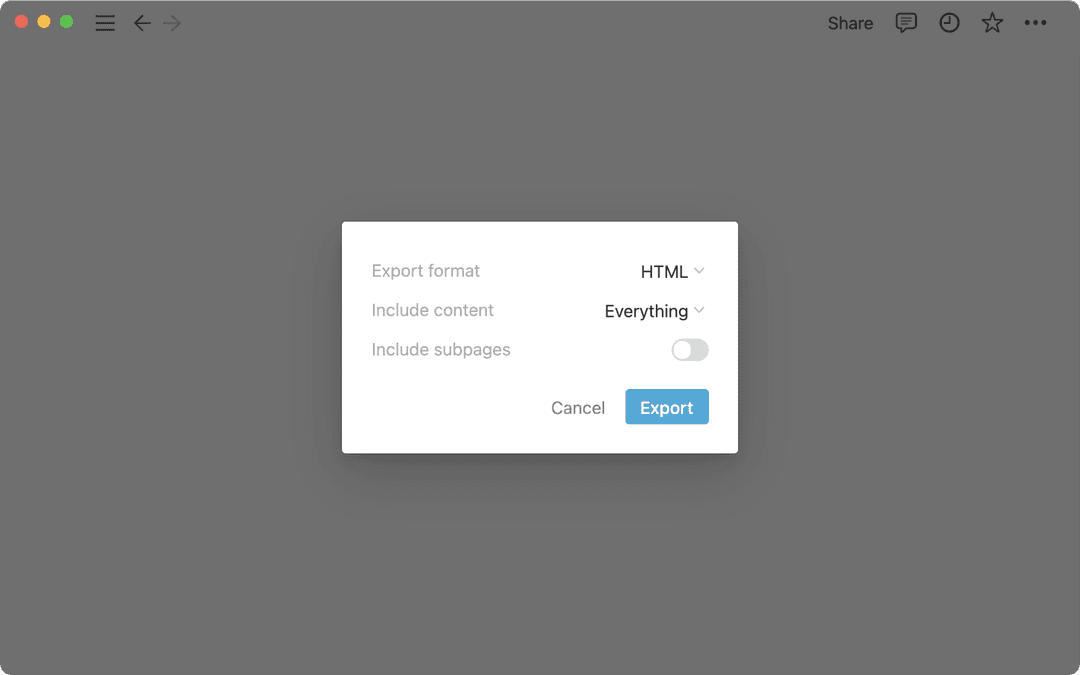 Notion Html Csss Export your Notion content | Notion Help – Notion Help Center