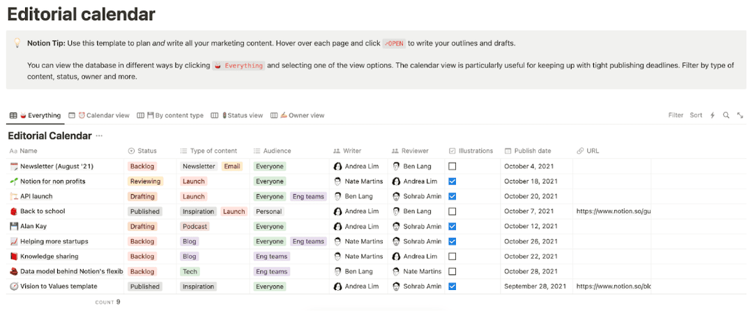 The best work calendar templates to boost productivity