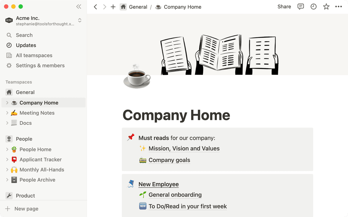 Notion Workplace Examples The ultimate quickstart guide to Notion for Enterprise