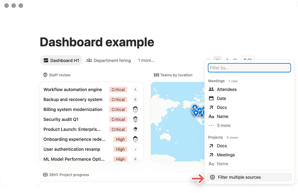 Dashboard view databases in Notion | Notion Help – Notion (노션) 도움말 센터