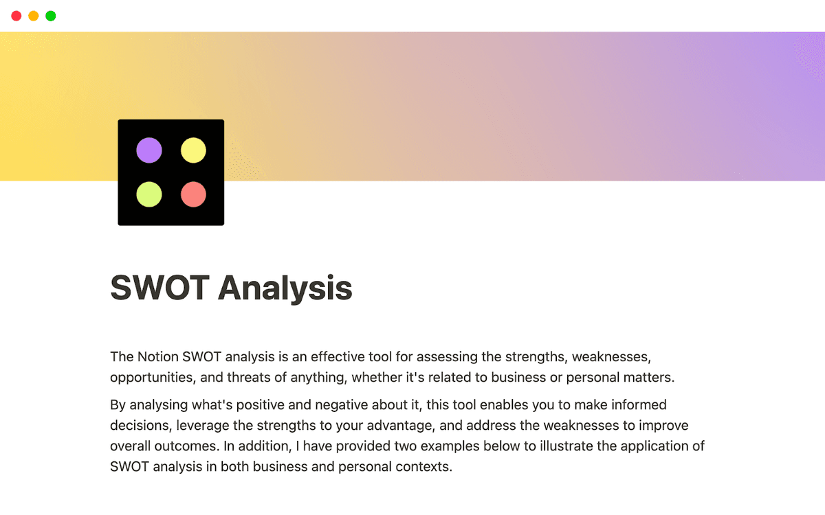 Boost your business with these 5 SWOT analysis templates