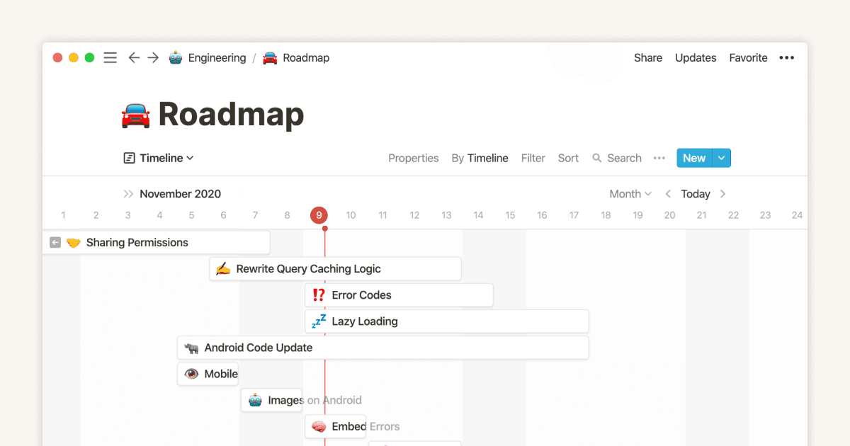 Project Timeline Template Notion Marketplace
