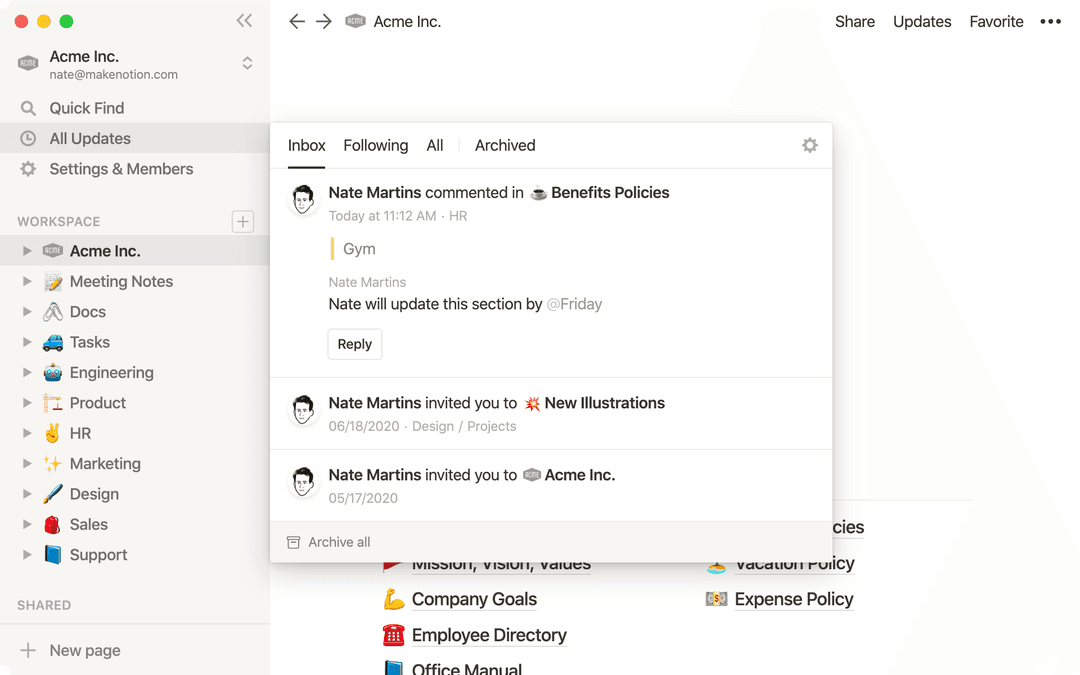 The best way to set up your team’s sidebar for clear organization