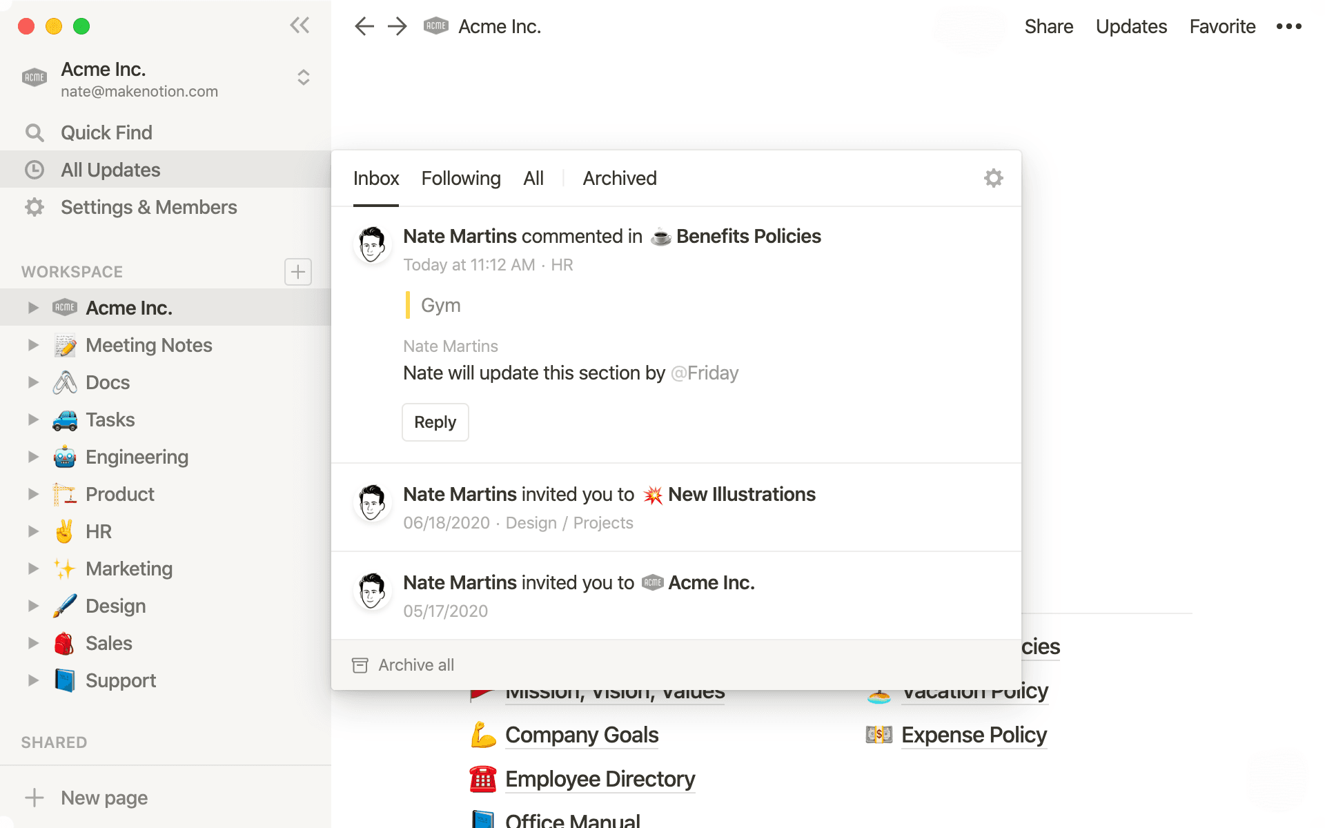 The best way to set up your team’s sidebar for clear organization