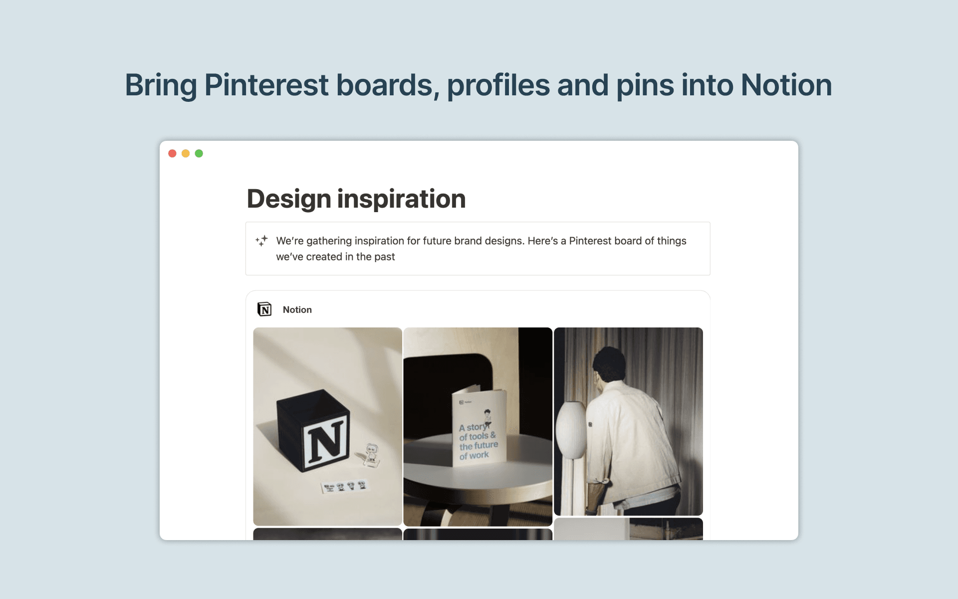 Pinterest Integrations | Connect Your Apps with Notion