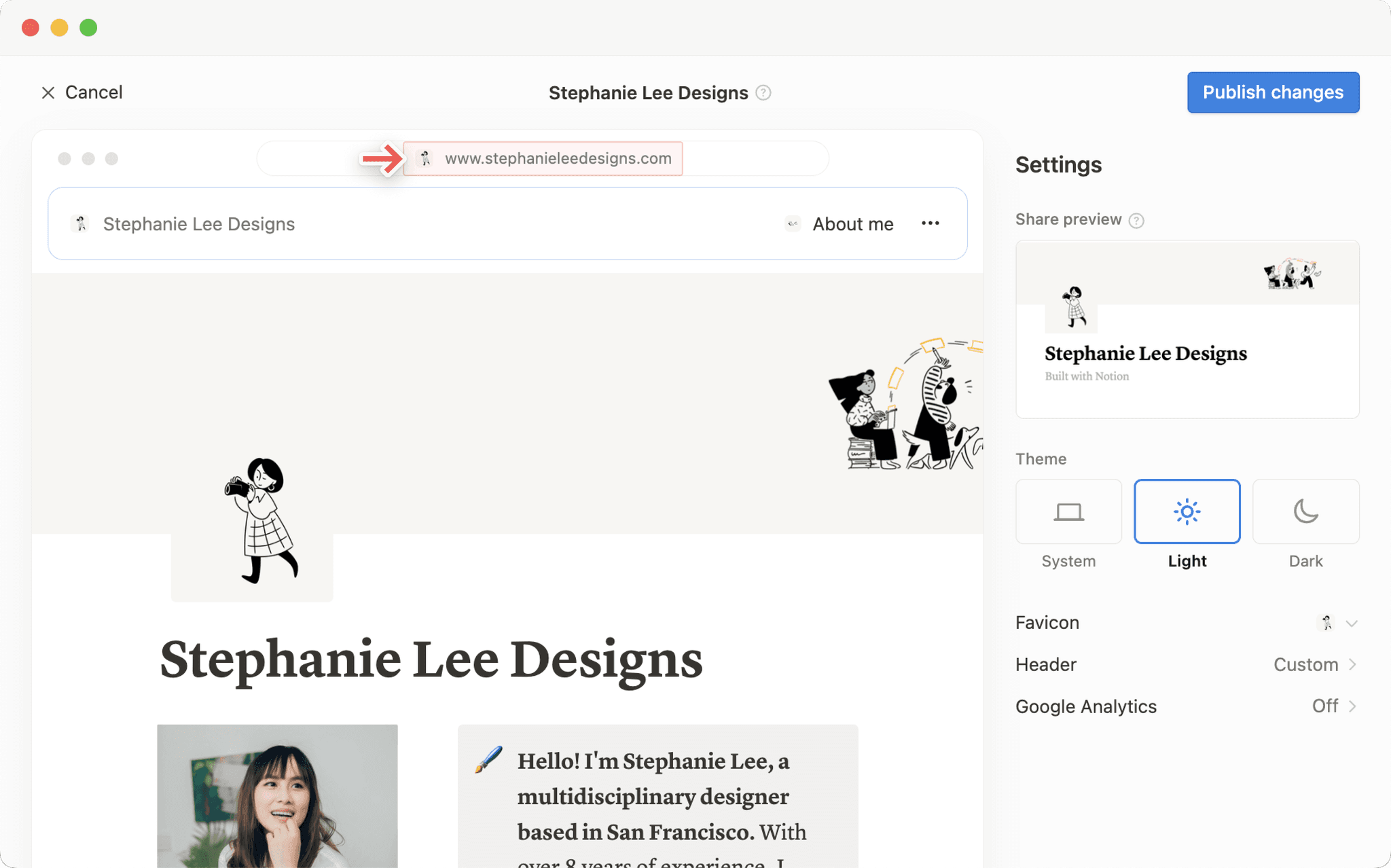 Edit & customize your Notion Sites – Notion Help Center