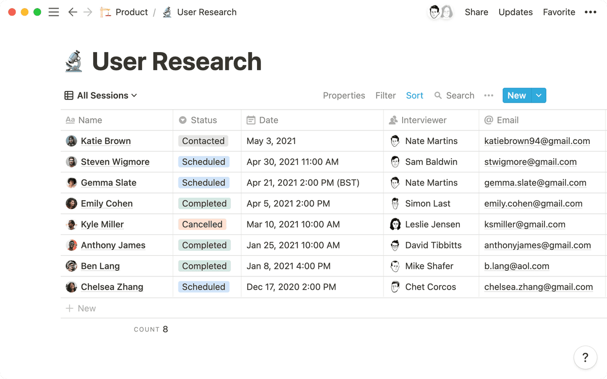A user research database to help product teams take action on feedback