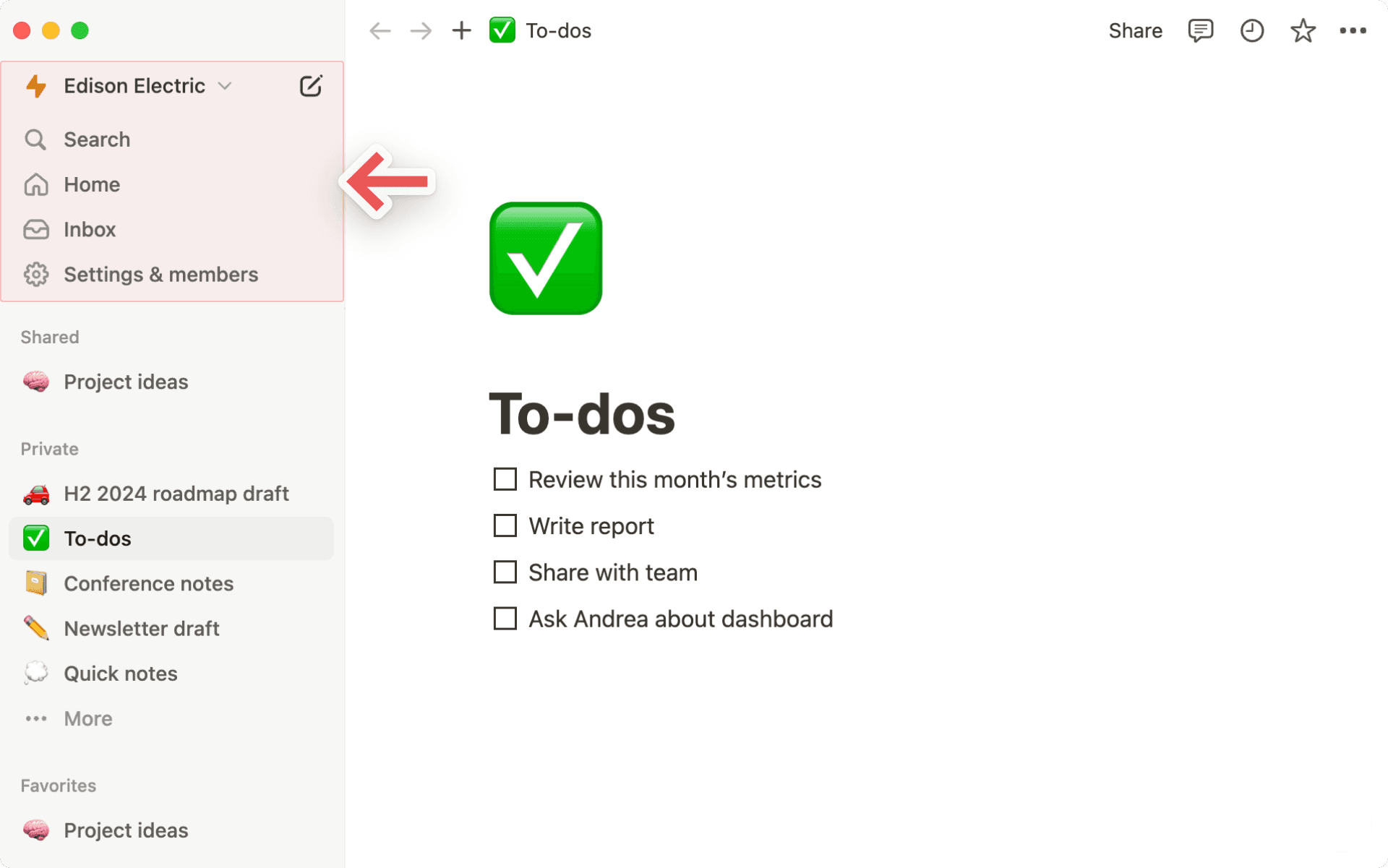 Intro to workspaces – Notion Help Center