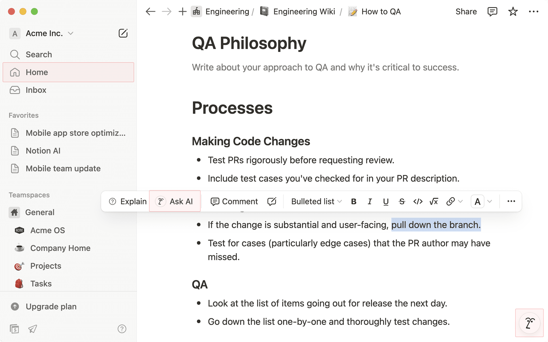 What is Notion AI? – Notion Help Center