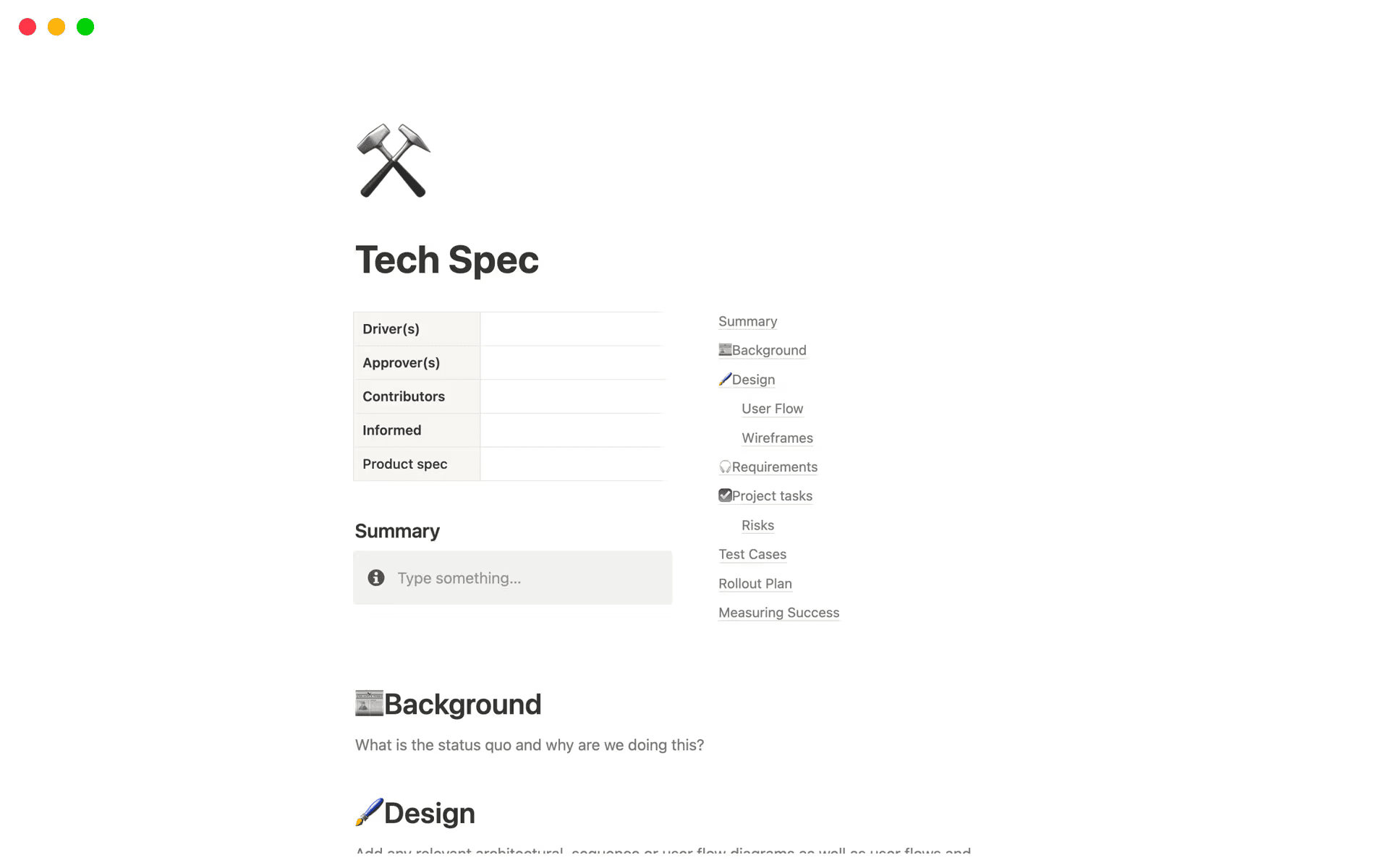 How to write a tech spec step by step (with Notion AI & templates)