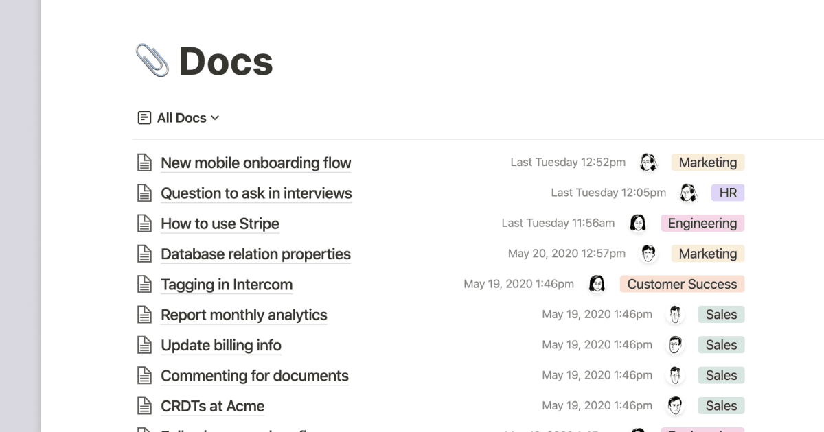 Notion Doc Example Course Tracker Template | Notion Marketplace