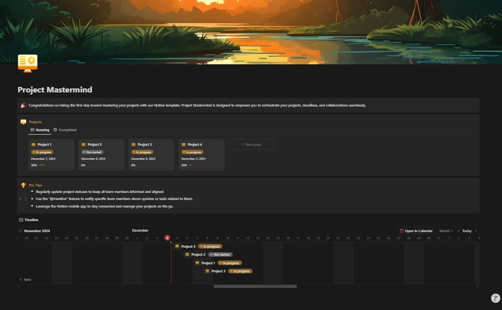 Project Mastermind Project Mastermind | a project management system Template by Murad ...