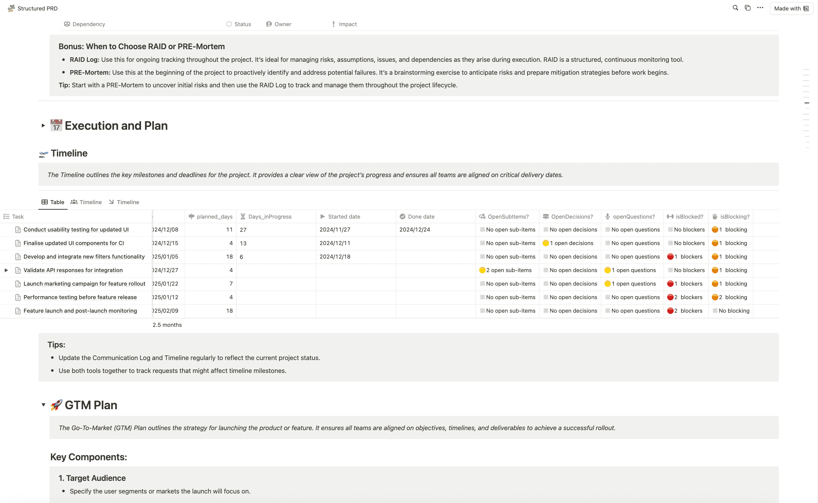 Notion Prd Example Structured PRD II Template by Javi Ruiz | Notion Marketplace
