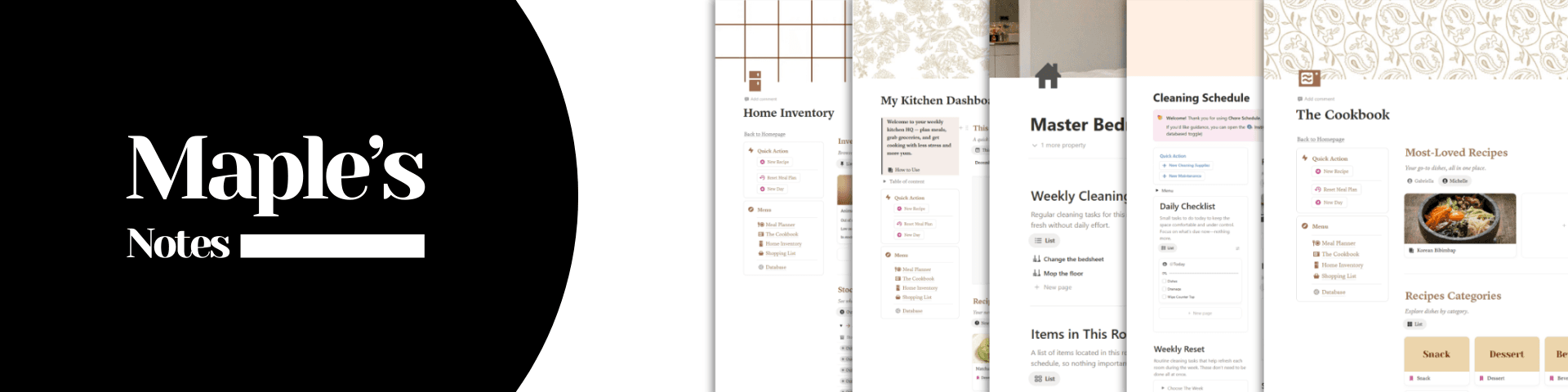 Maple Notes.pdf Maple's Note | Template Creator | Notion Marketplace