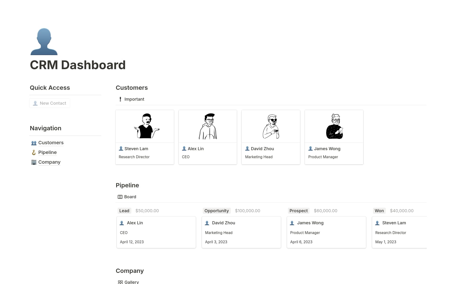 Top Free CRM Templates Notion Template Marketplace Top Free CRM Templates Notion Template Marketplace