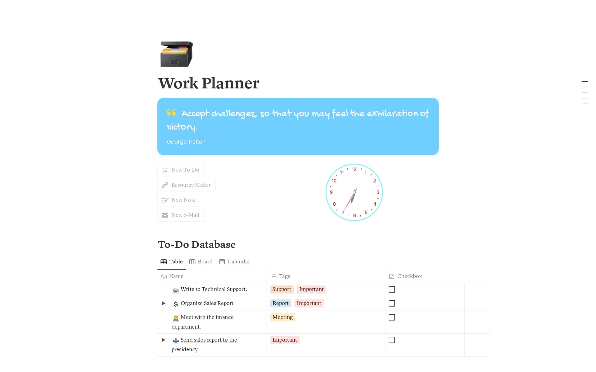 Work Planner Template by Kimp | Notion Marketplace