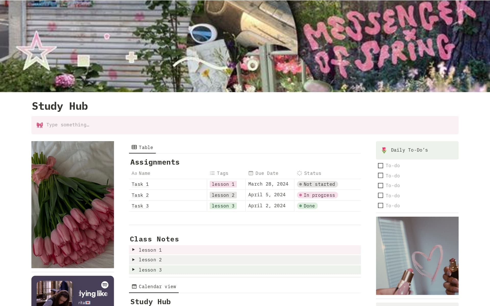 Schedule Template | Notion Marketplace