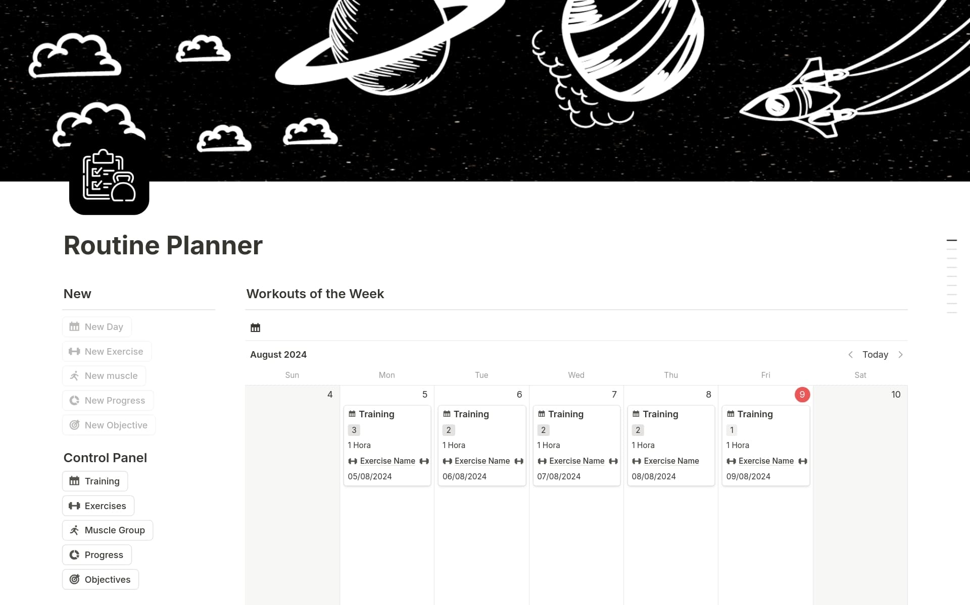 Routine Planner Template | Notion Marketplace