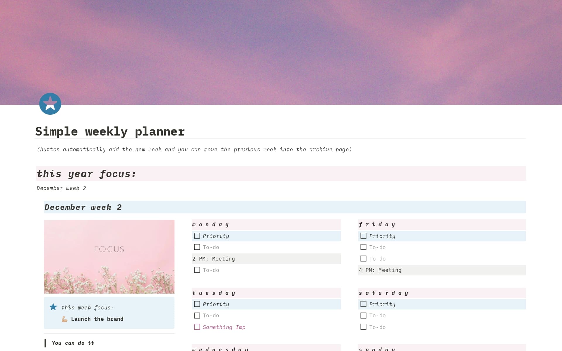 New Planner Example Planner Format 1920x1199