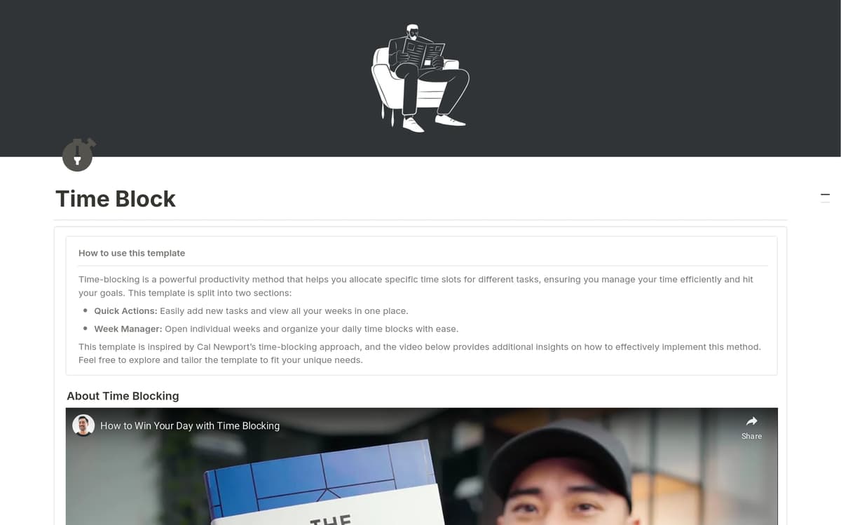 Time Blocking Daily Template By Notionize Notion Marketplace time-blocking-daily-template-by-notionize-notion-marketplace
