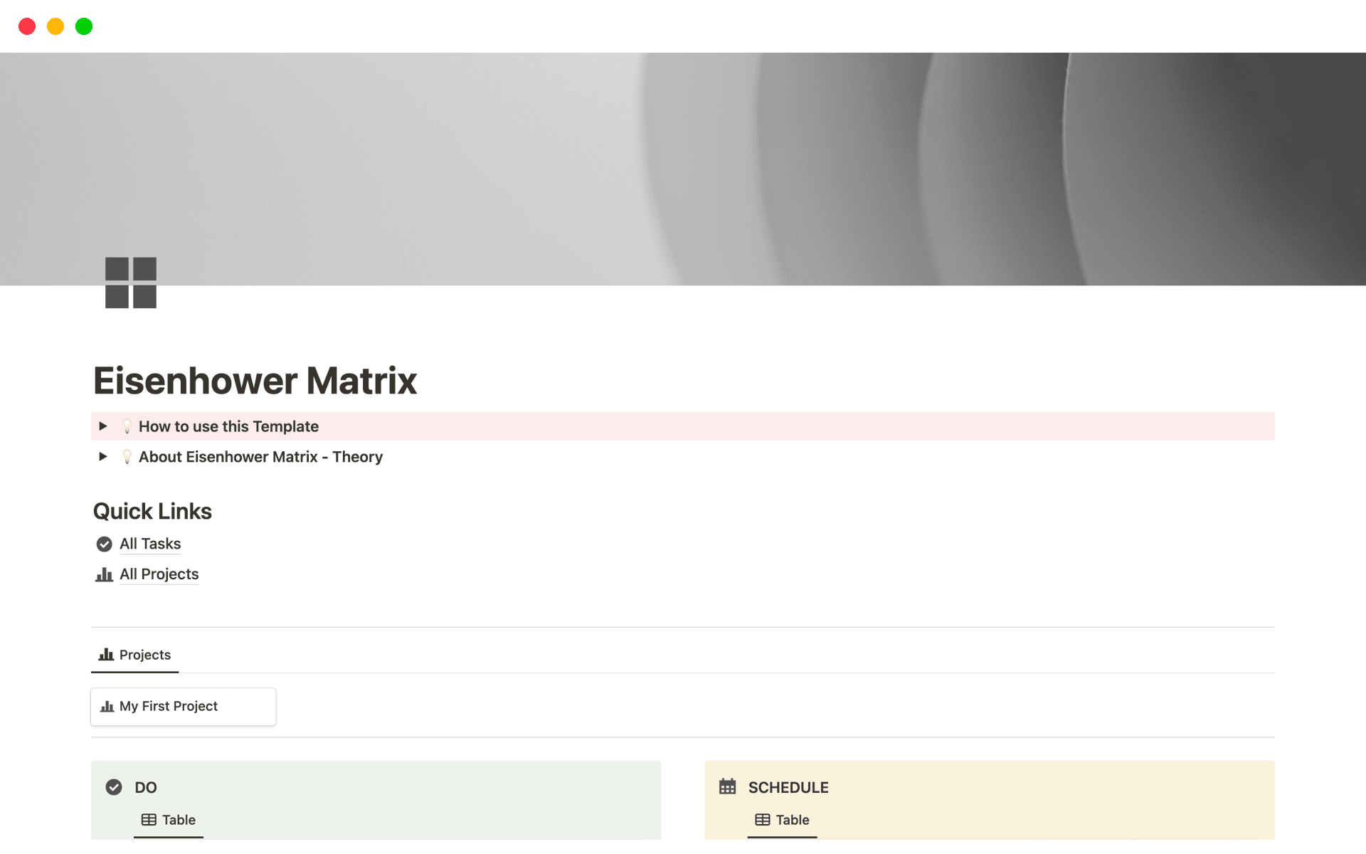 Eisenhower Task Matrix Template by Ma Chérie | Notion Marketplace