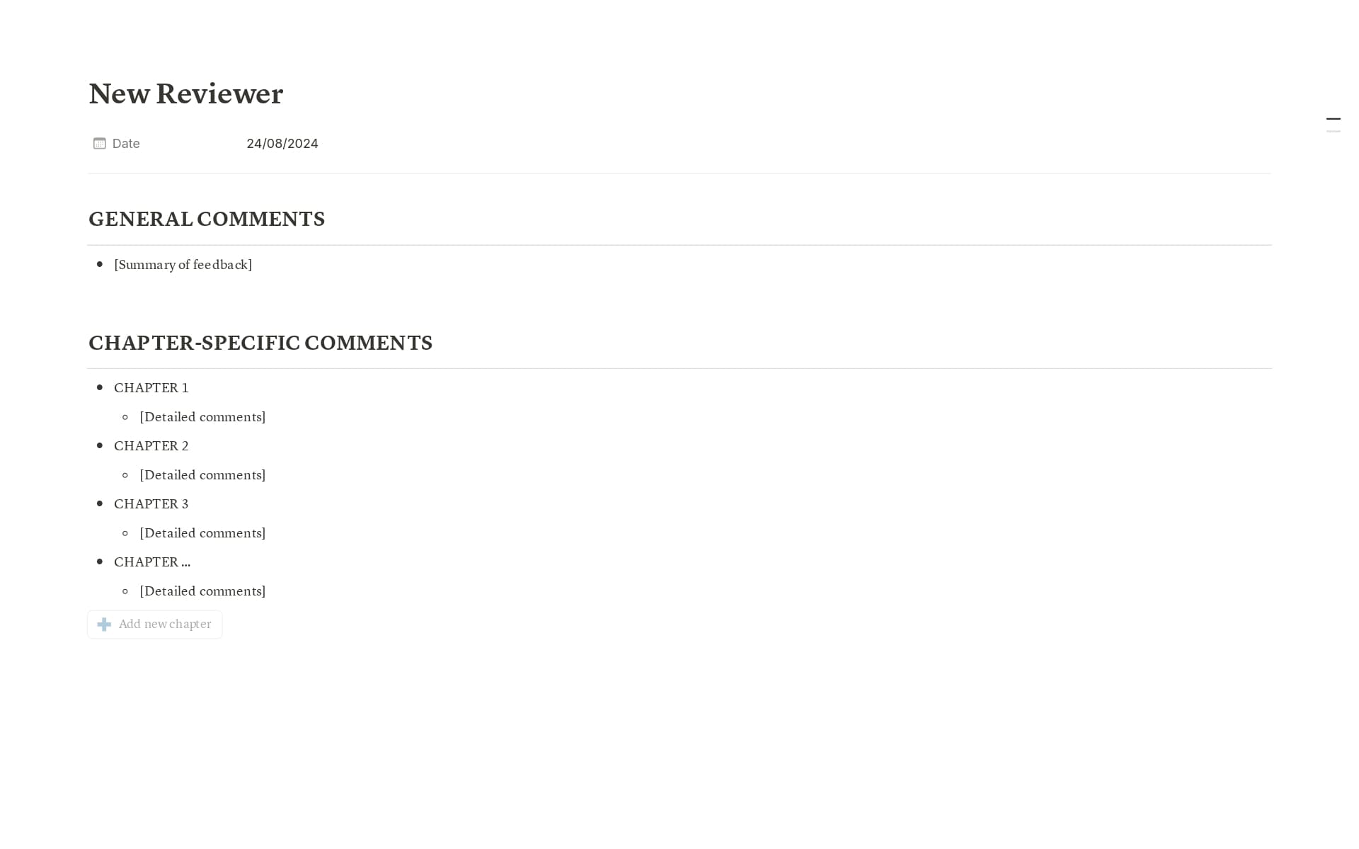 Beta Reader Feedback Tracker Template by Notion for Authors | Notion ...