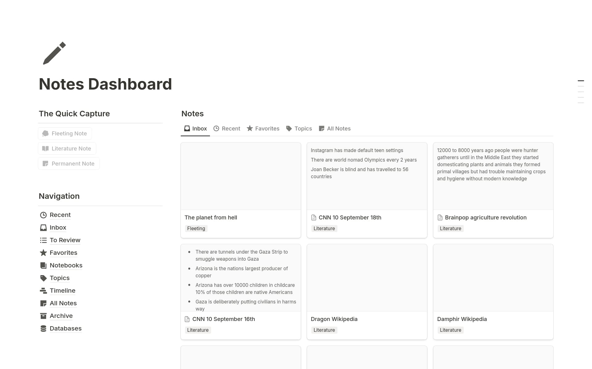 Free Class Notes Templates from Notion Notion Marketplace