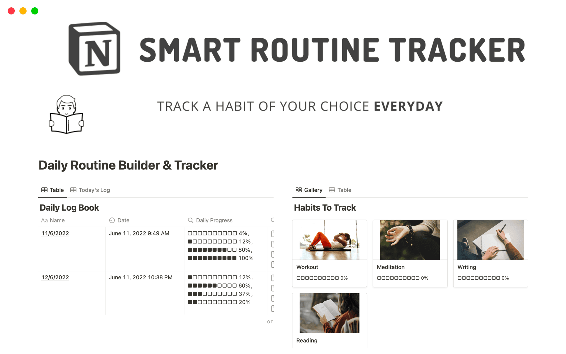 Top 10 Free Daily Routine Templates | Notion Template Marketplace