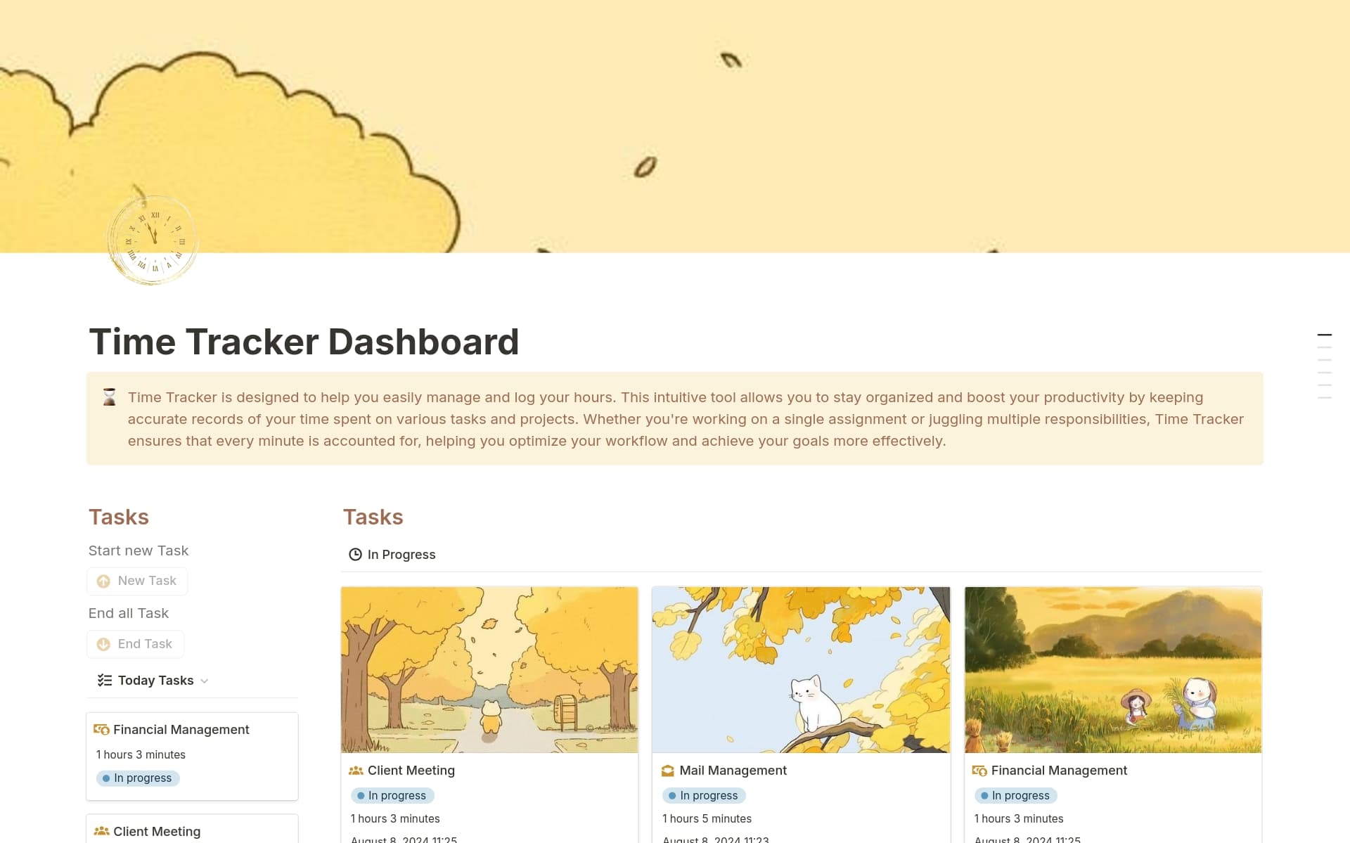 Simple Distraction Log Template | Notion Marketplace