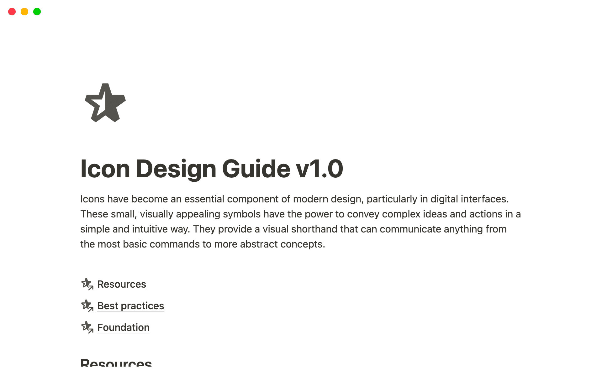 Icon Design Guide Template | Notion Marketplace