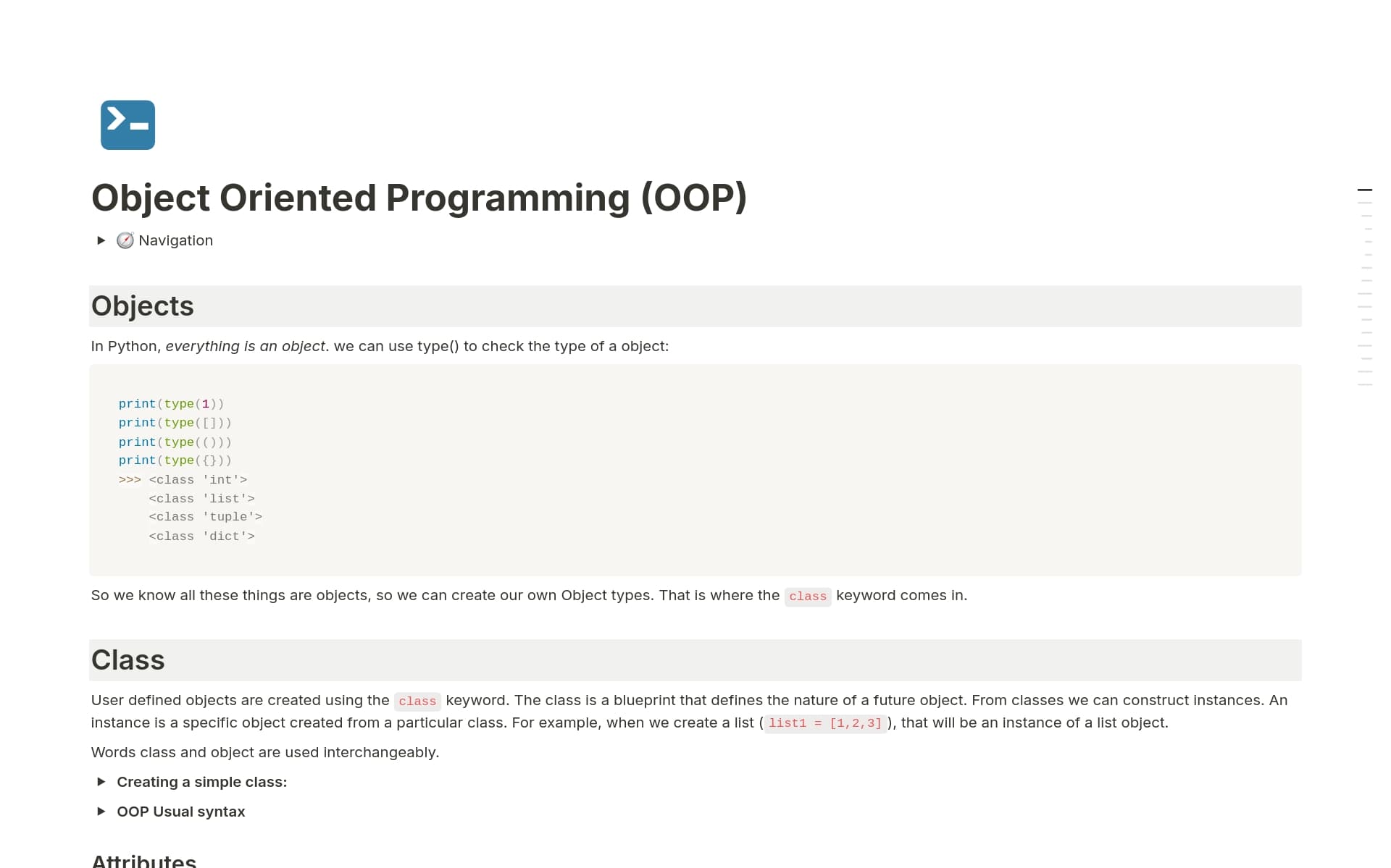 Python OOP Essentials Notes Template | Notion Marketplace