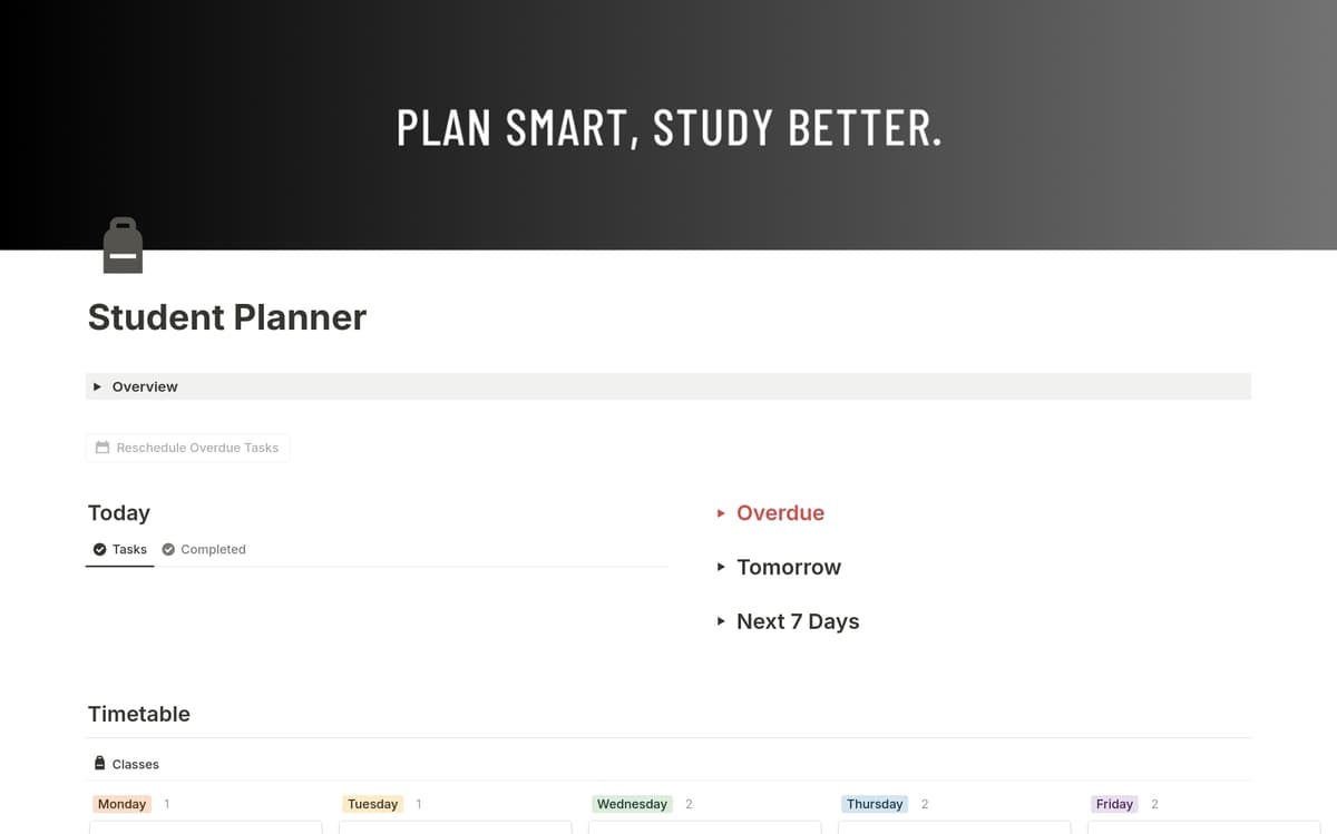 Daily Routine Timetable Template by Michael Itorobong Essiet | Notion ...