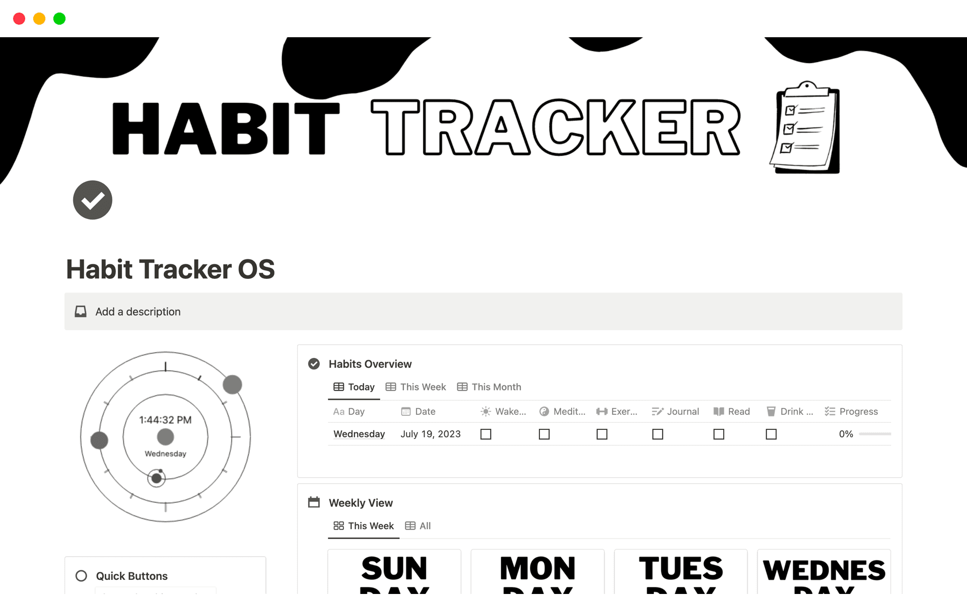Os Tracker Habit Tracker OS Template | Notion Marketplace