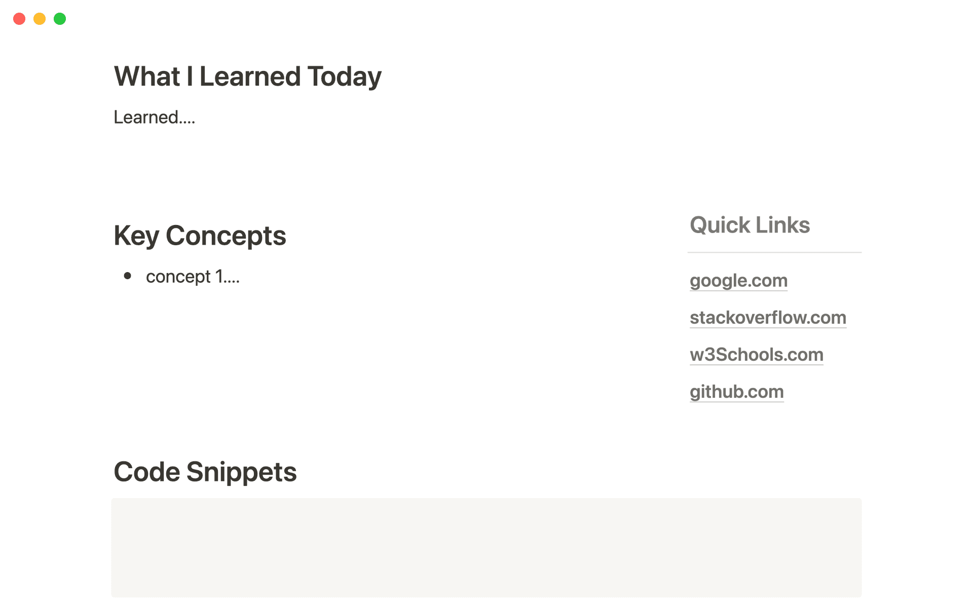 100 days of code journal Template by Tony David | Notion Marketplace