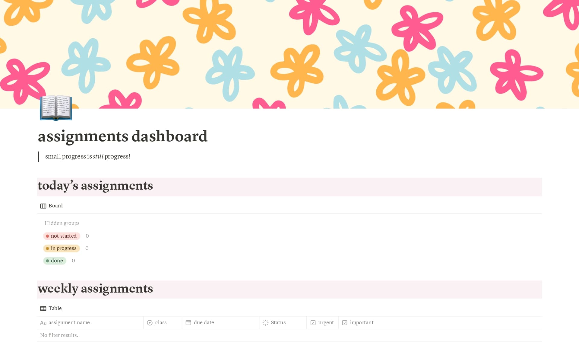 Free Assignment Tracker Templates from Notion | Notion Marketplace