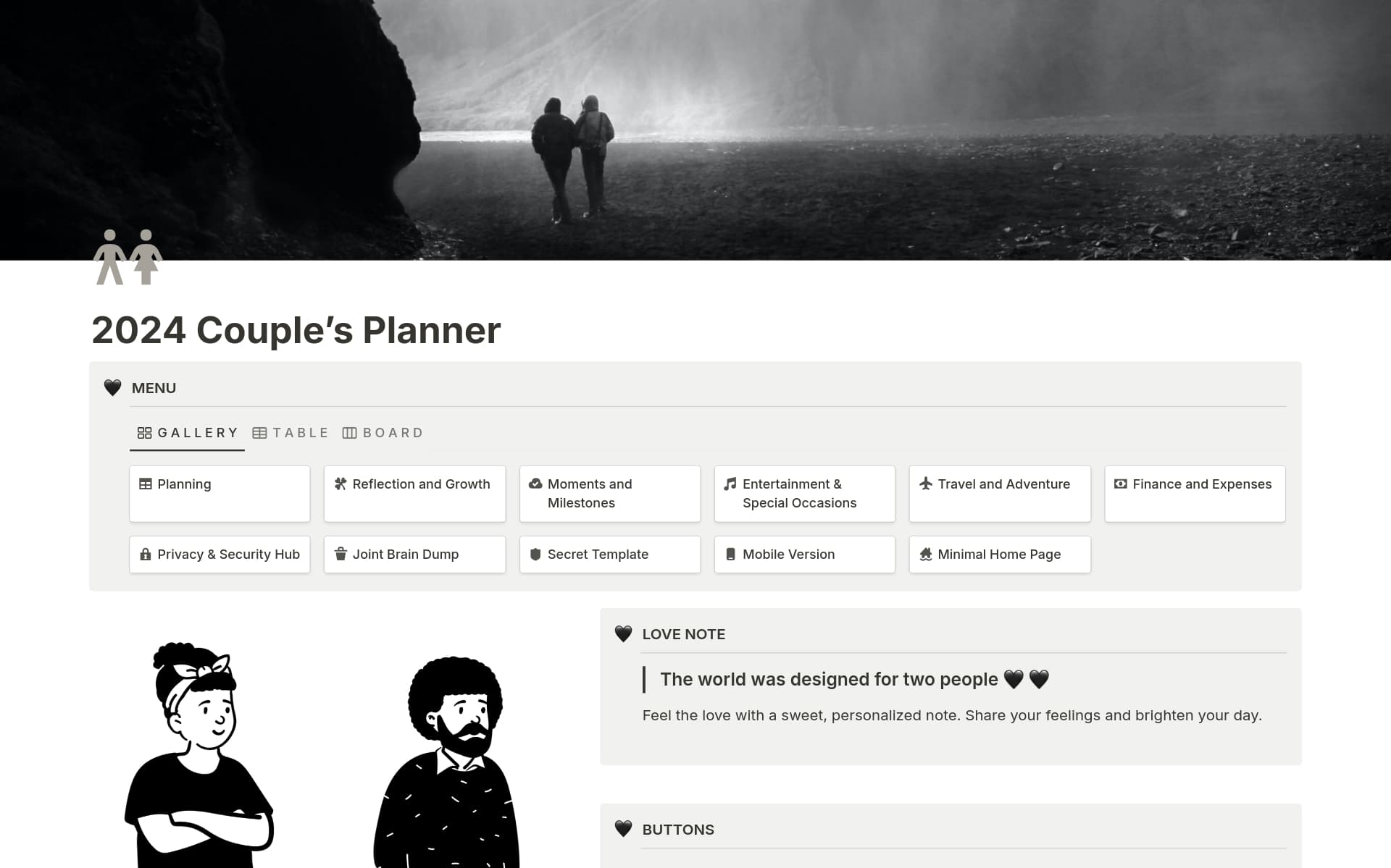 Couples Routine Planner Ultimate Couple's Planner Template by Tori | Notion Marketplace