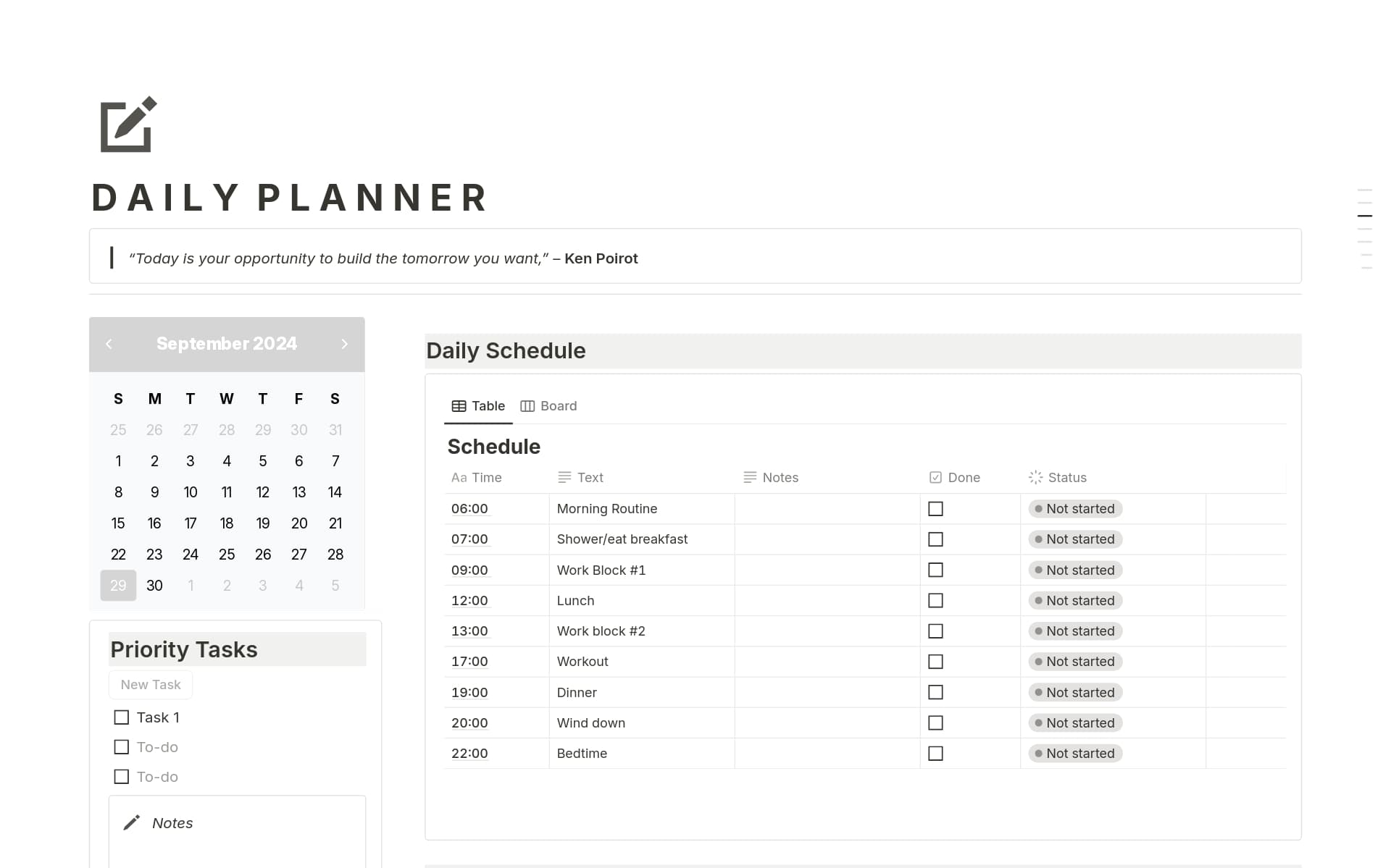 Free Personal Planner Templates from Notion | Notion Marketplace
