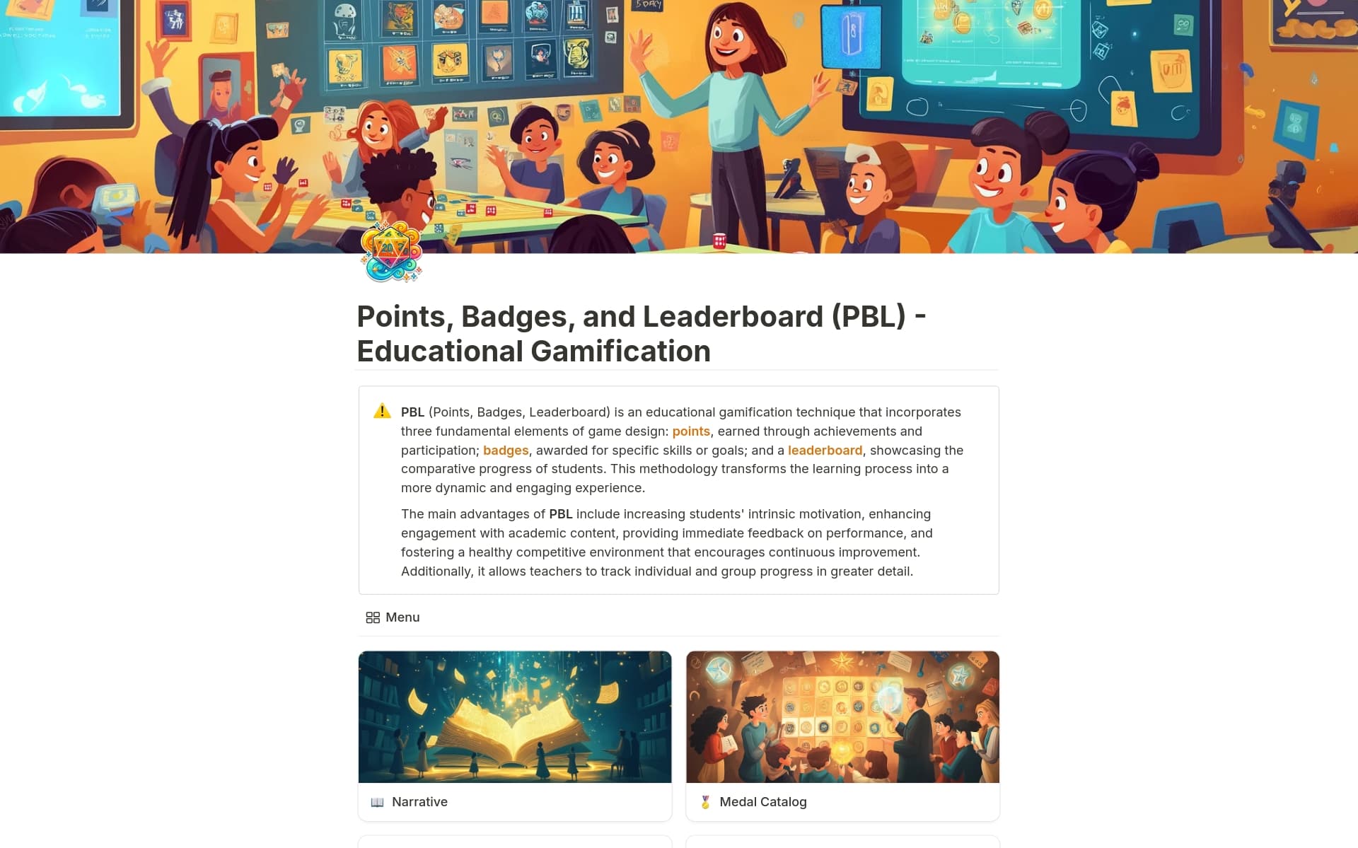 Gamification Points, Badges and Leaderboard Template Notion Marketplace