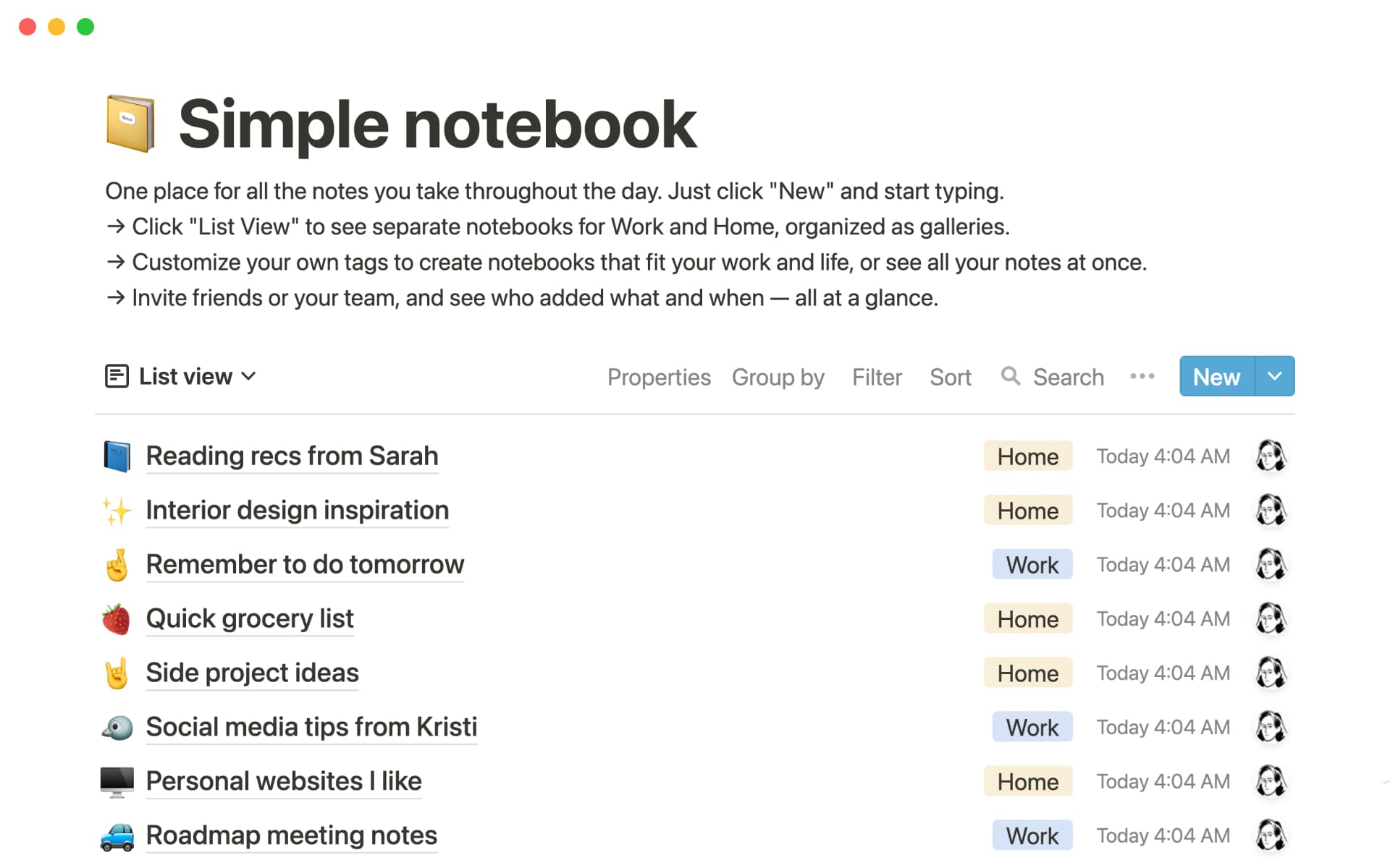 Centralize and Share Your Notes with Projects and Tasks | Notion