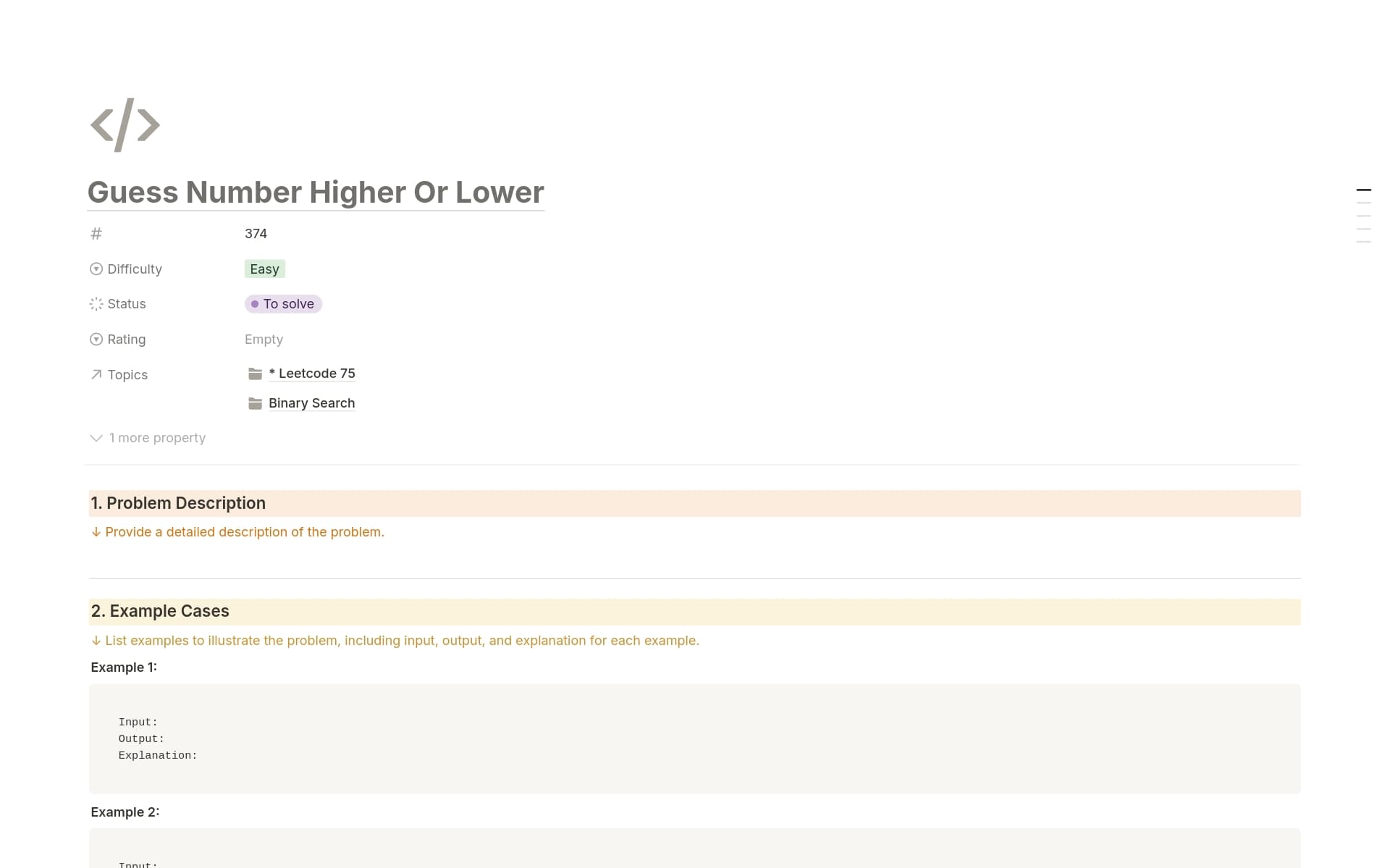Challenge: Leetcode 75 Template | Notion Marketplace