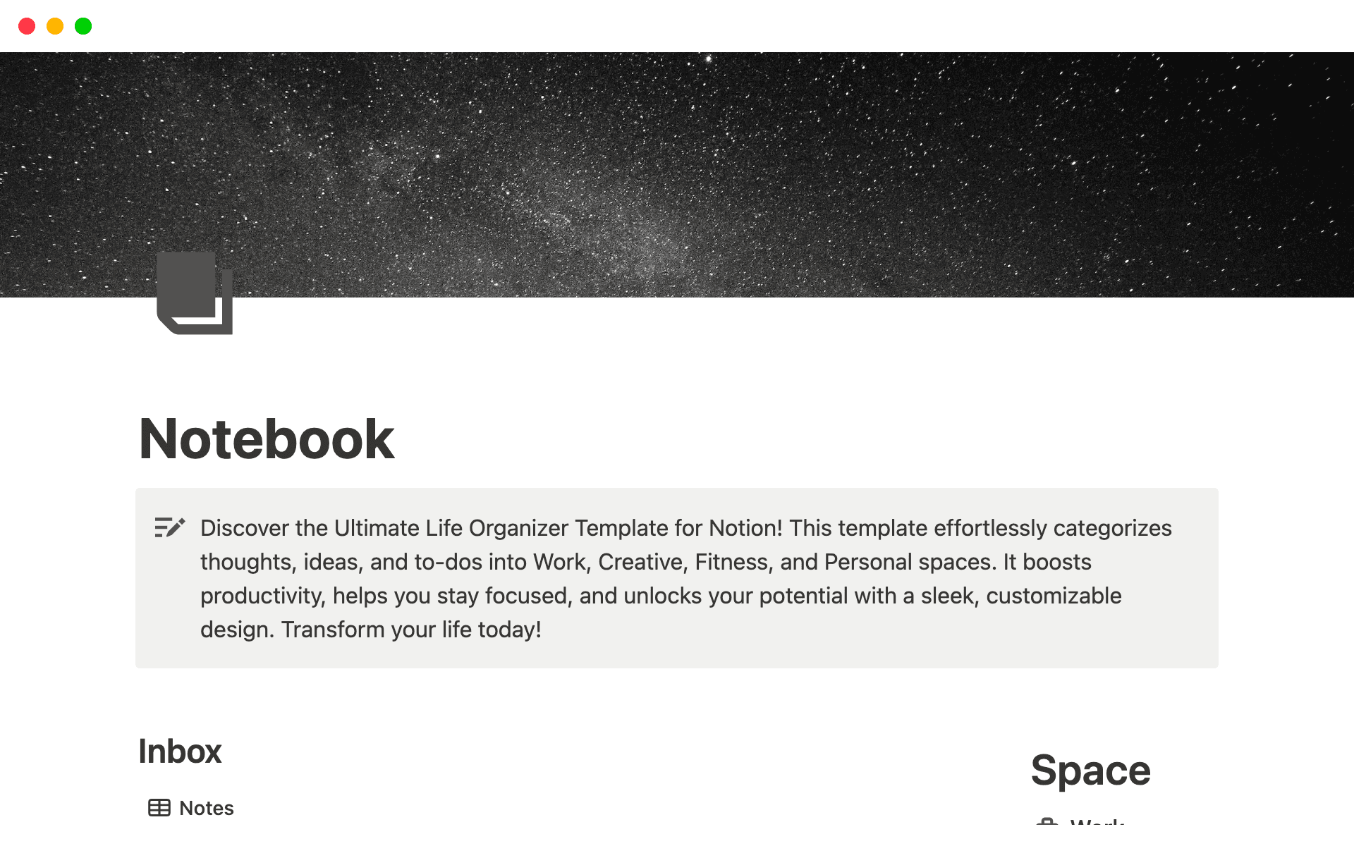 Brother Notion Notebook Template | Notion Marketplace
