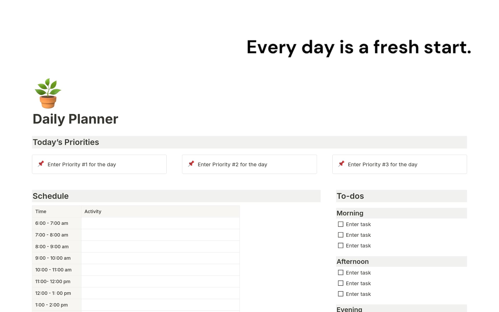 Simple Personal Task Planner Example Top 10 Free Personal Planner Templates | Notion Template Marketplace