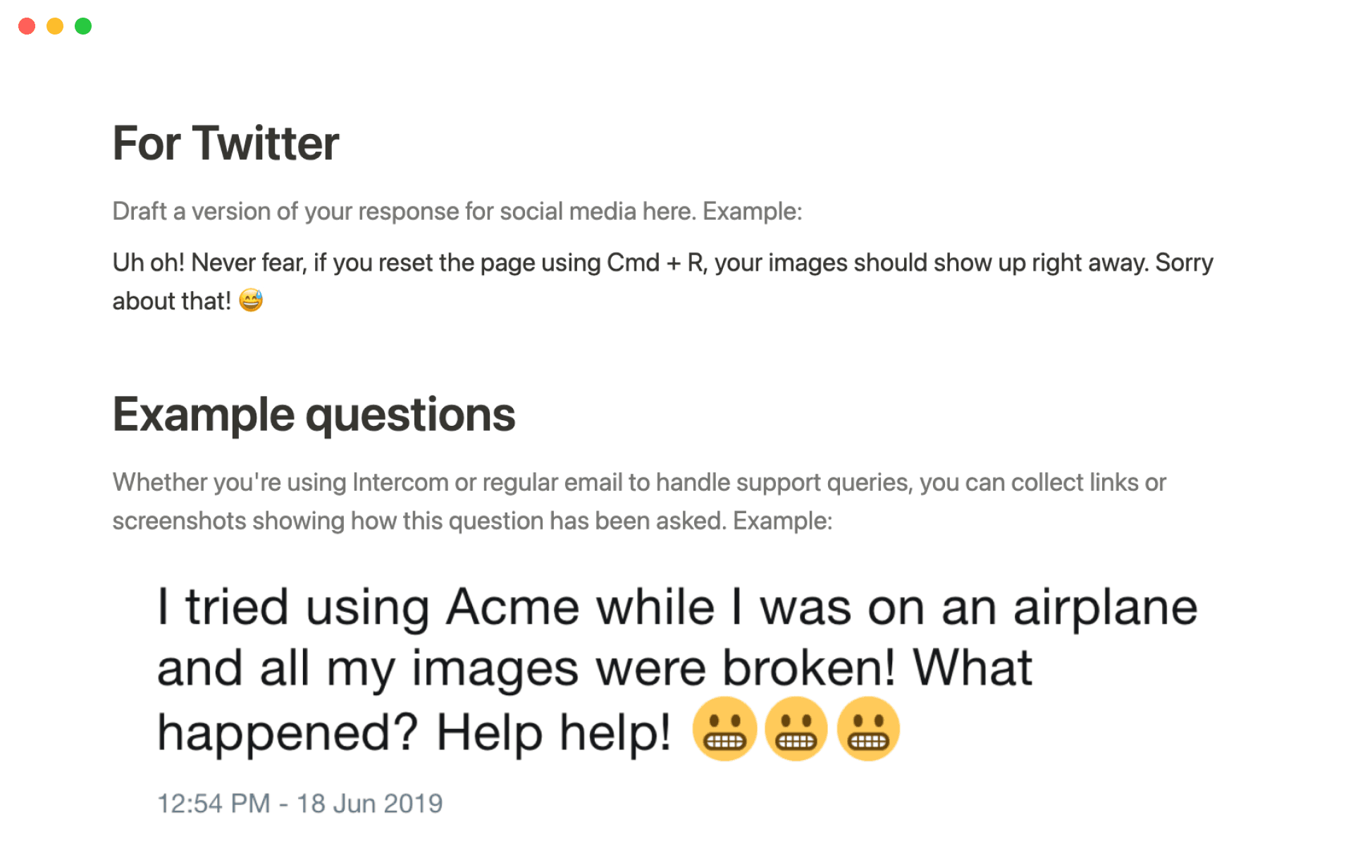Product FAQs Template by Notion | Notion Marketplace
