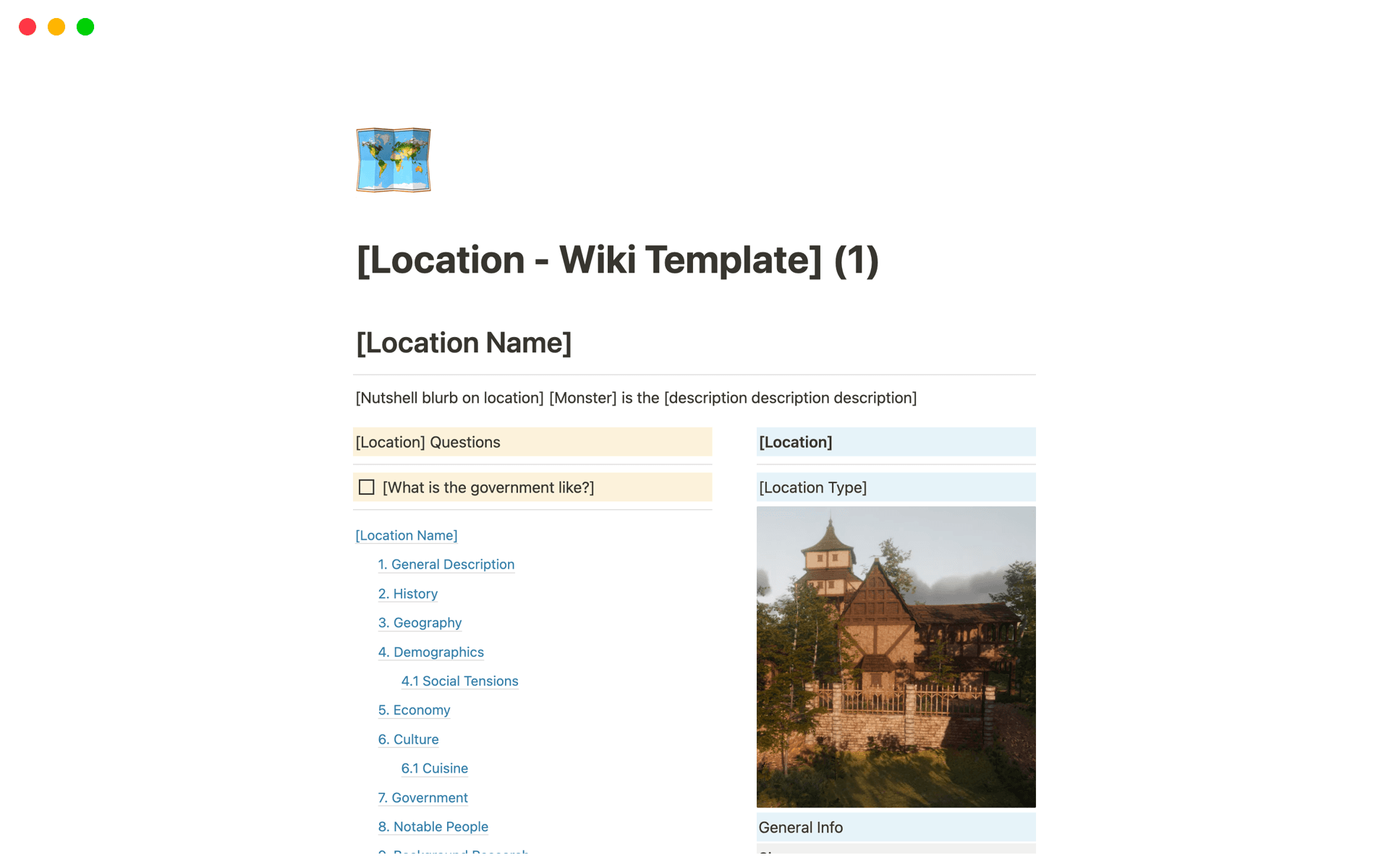 Worldbuilding Template Template by Casimir Montilla Notion Marketplace