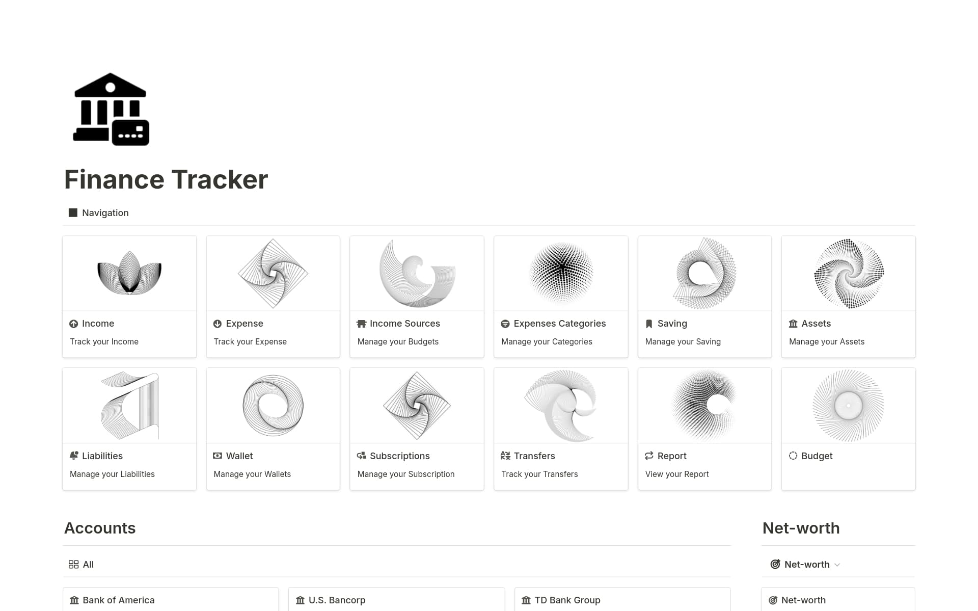Ultimate Finance Tracker Template by Notionxyz Notion Marketplace