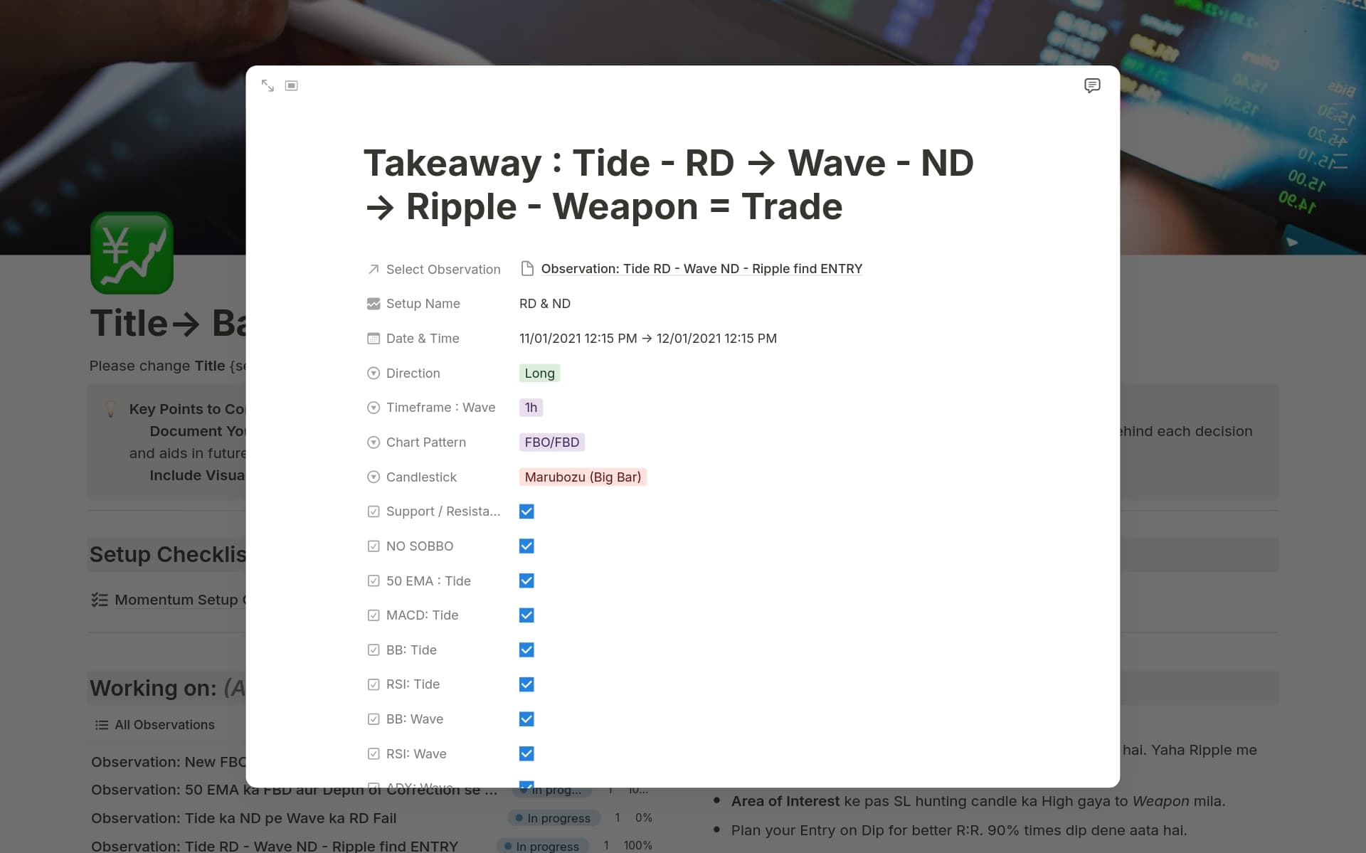 ASTA Setups: Trading Strategy Backtest Template | Notion Marketplace