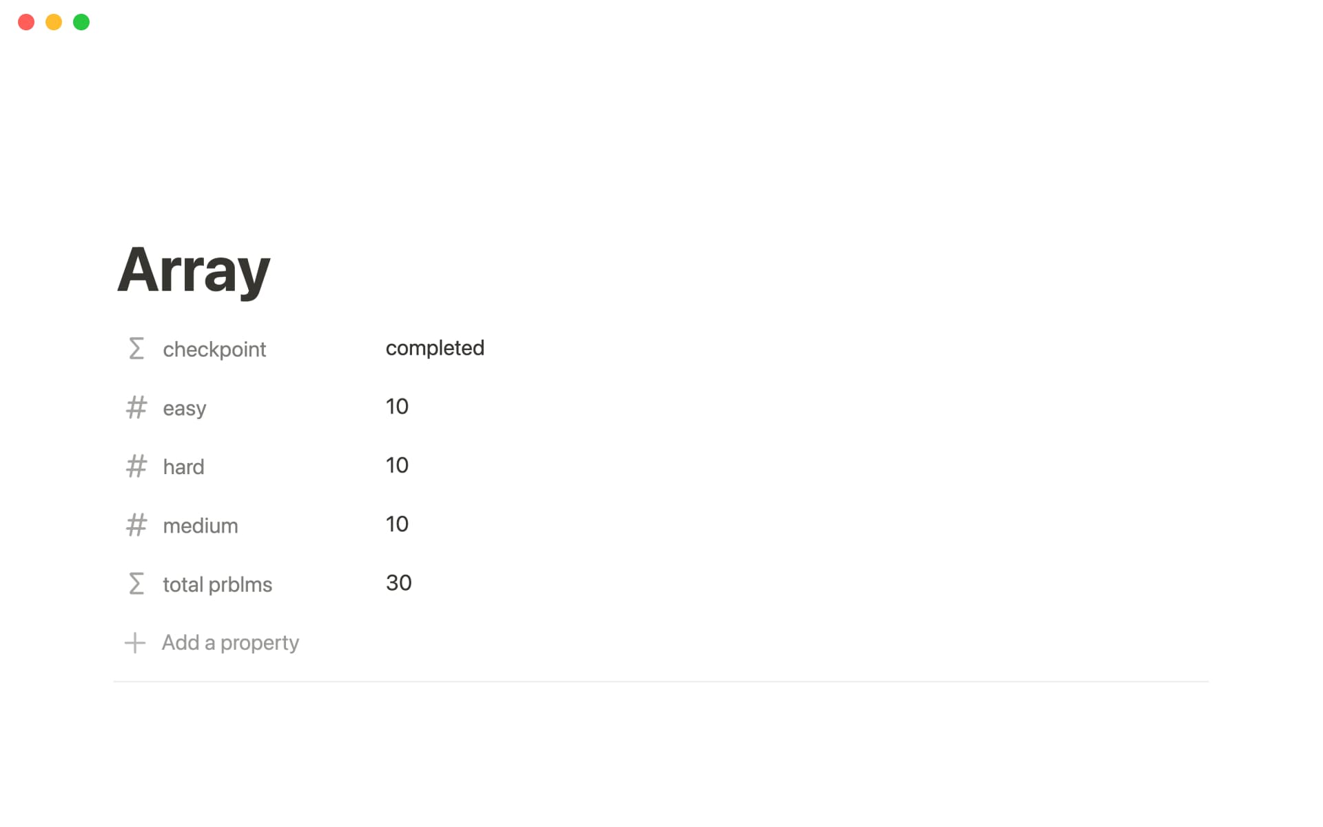 Data structures & algorithm tracker Template by Nirbhay Parmar | Notion ...
