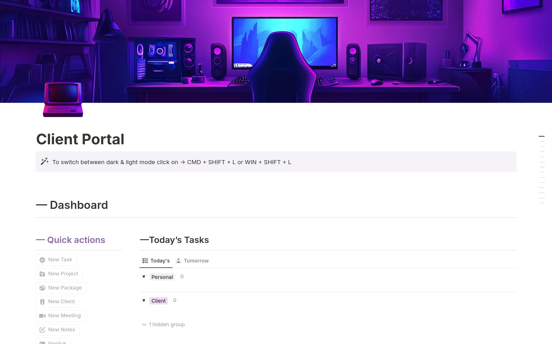 Stater Client Client Portal Starter Template | Notion Marketplace