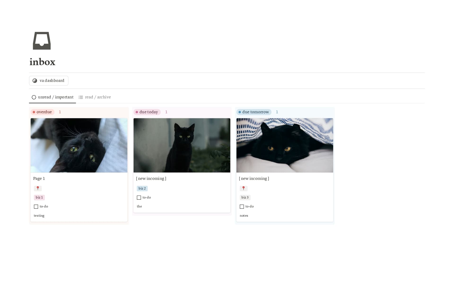 Refined Inbox Color inbox | simple & clean aesthetic Template | Notion Marketplace